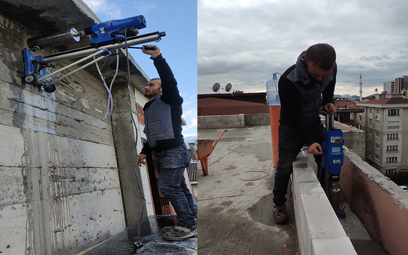 Karot İle Beton Kesme